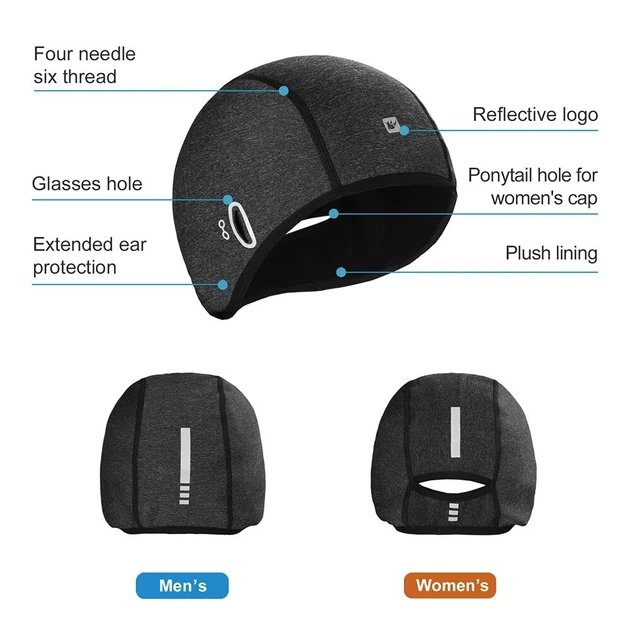 Шапка флісова Rhinowalk Cycling cap W TK21002 black - изображение 7