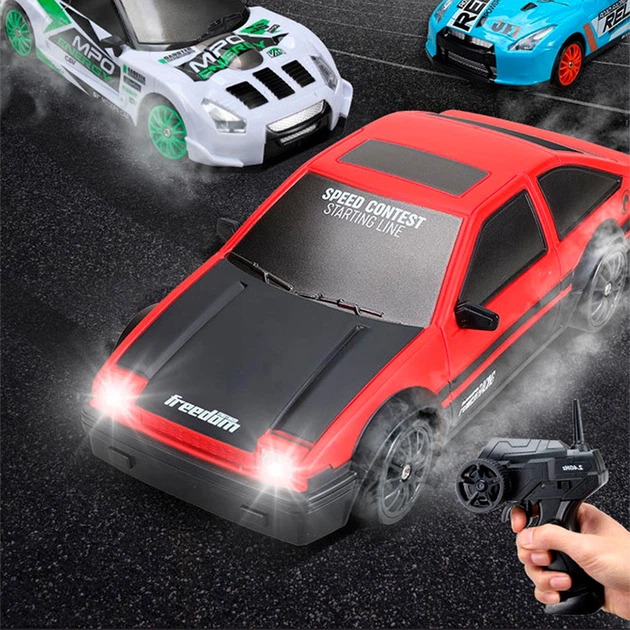 Машинка для дрифта на радиоуправлении BauTech Toyota Corolla AE86 Красный (1012-973-00) - изображение 5