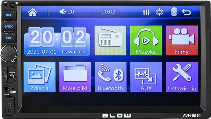 Radio samochodowe Blow AVH-9810 2DIN 7" (78-219#) (5900804102915) - obraz 1