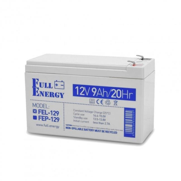Аккумуляторная батарея Full Energy FEL-129 12V 9AH (FEL-129) GEL – фото ...