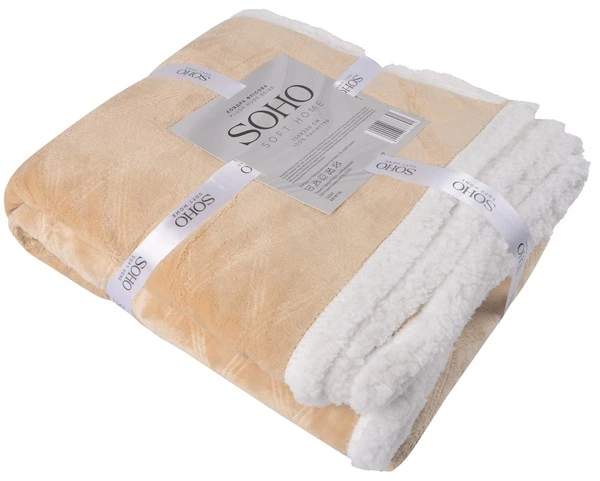 Одеяло Soho демисезонное полуторное 150x200 см полиэстер Plush hugs Beige (1222К) - изображение 2