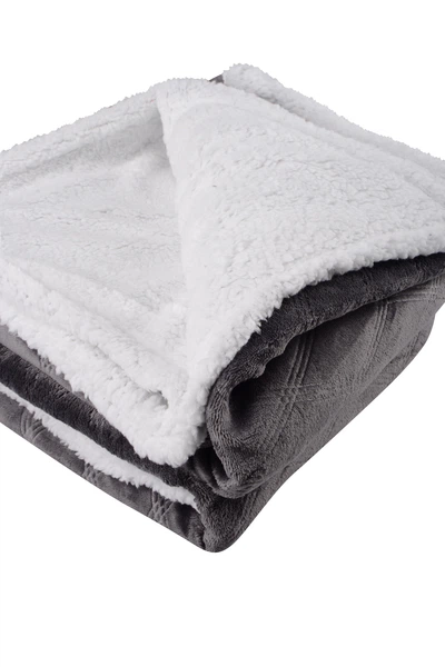 Одеяло Soho демисезонное евро 200x220 см полиэстер Plush hugs Graphite (1224К) - изображение 2