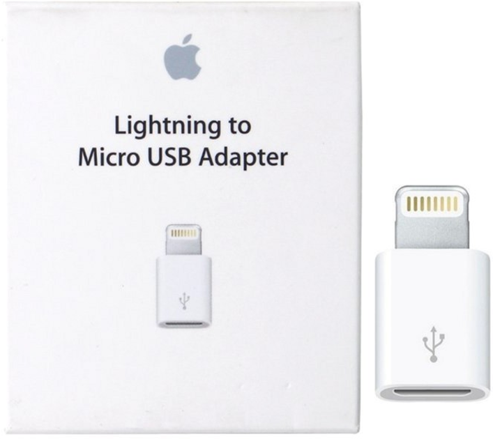 Адаптер Apple Lightning - Micro USB (885909627479) - зображення 1