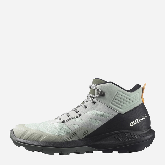 Buty trekkingowe męskie Gore-Tex Salomon OUTpulse MID GTX Wrought Iron/Czarne 415889 45.5 (11US) 28.5 cm Szare (193128885878) - obraz 4