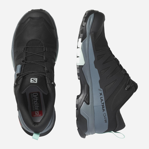 Buty trekkingowe damskie z membraną Salomon X ULTRA 4 GTX W 412896 41.5 (9US) 26 cm Czarne (193128534448) - obraz 5