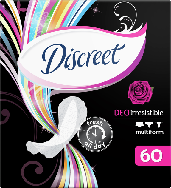 Codzienne wkładki higieniczne Discreet Deo Multiform Irresistible 60 szt (8001090161994) - obraz 2