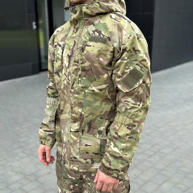 Чоловіча демісезонна Куртка "Горка 5" із Капюшоном та функціональними Кишенями ріп-стоп мультикам розмір 3XL - зображення 2