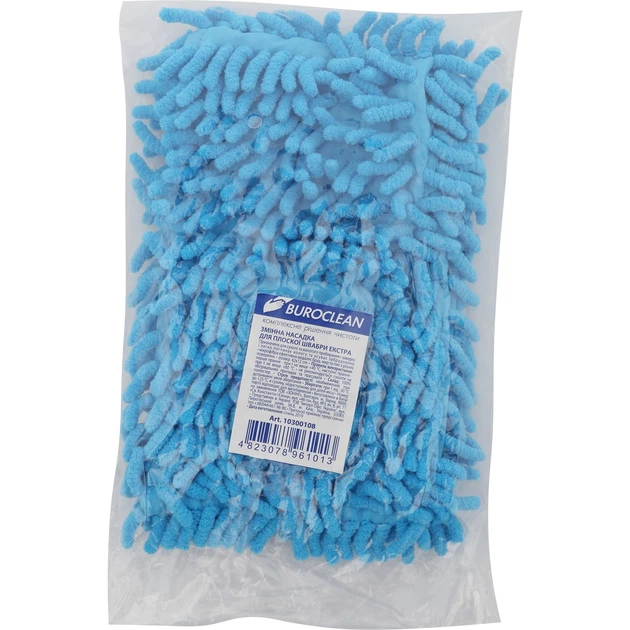 Сменная насадка Buroclean для плоской швабры Экстра (10300108) - Фото 2 Сменная насадка Buroclean для плоской швабры Экстра (10300108) - изображение 2