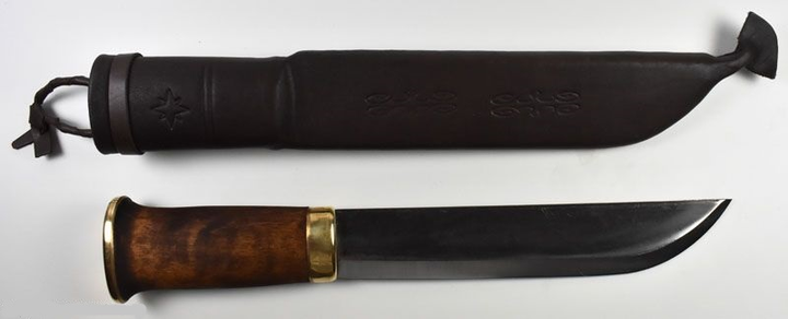 Нож Erapuu Lapland Leuku Dark Brown 210, 80CrV2 (14577) - изображение 1