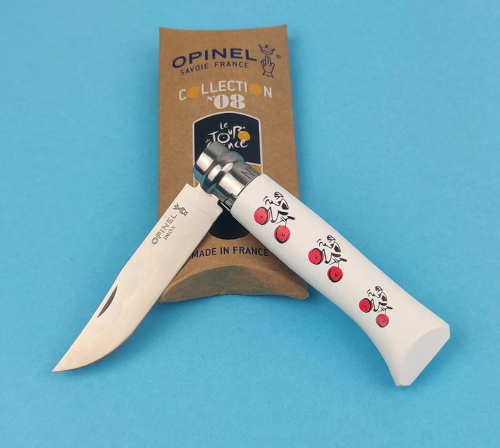 Нож Opinel №8 Tour de France - white Sandvik 12C27 (001912) - изображение 2