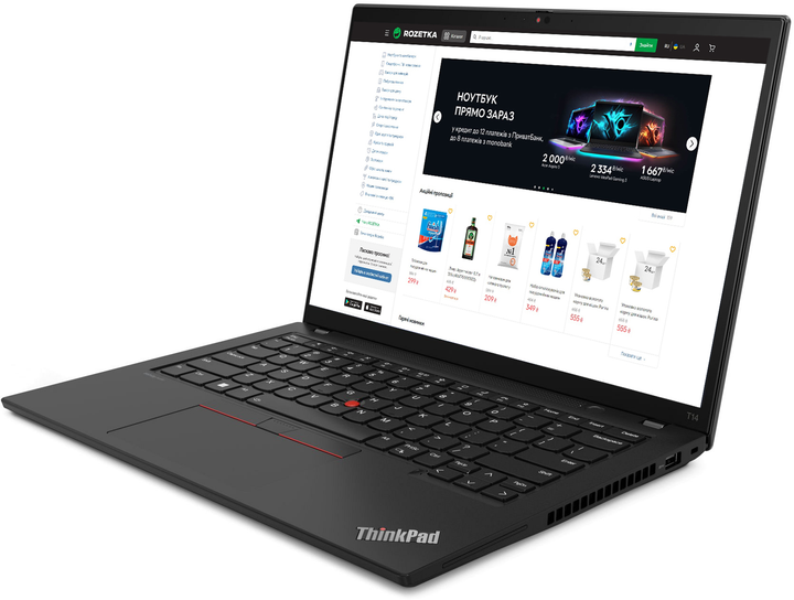 Ноутбук Lenovo ThinkPad T14 Gen 4 (21HD003WRA) Thunder Black – фото ...
