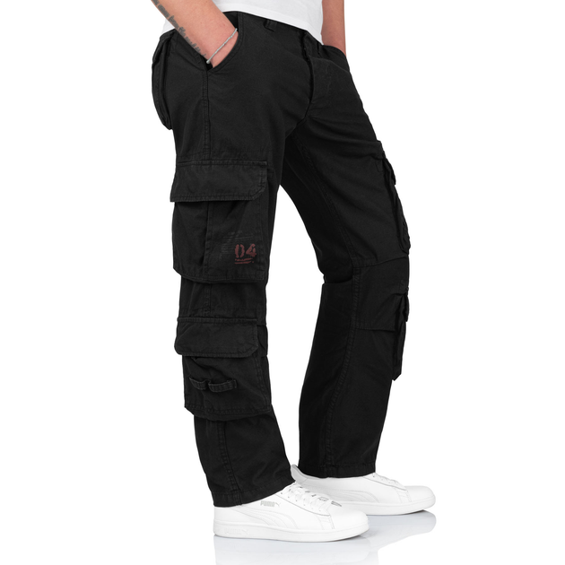 Брюки Surplus Raw Vintage SURPLUS AIRBORNE TROUSERS SLIMMY Black XL (05-3603-03) - зображення 2