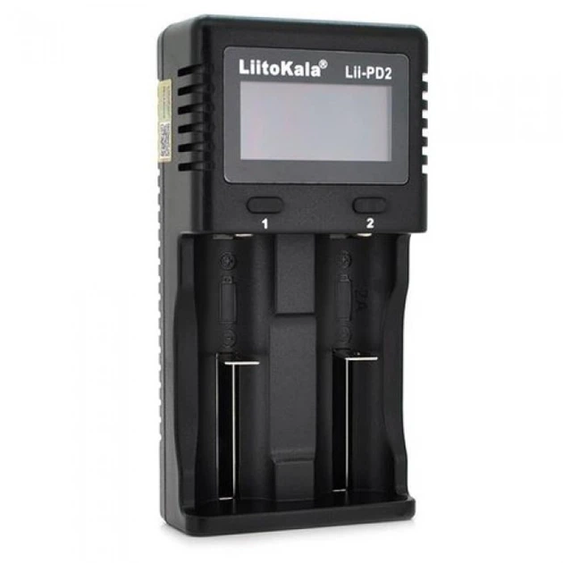 Універсальний зарядний пристрій LiitoKala Lii-PD2 2А для 2x акумуляторів АА/ААА/18650/26650/21700 - зображення 4