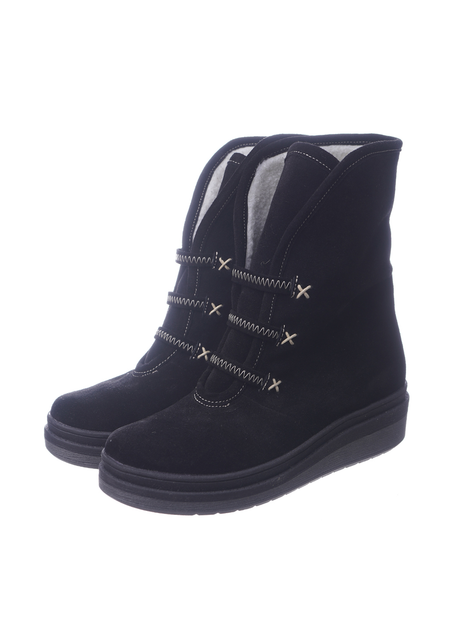 Полусапоги Injers 37 Чёрный Inj721-65Zblack (модель: Inj721-65Zblack) 