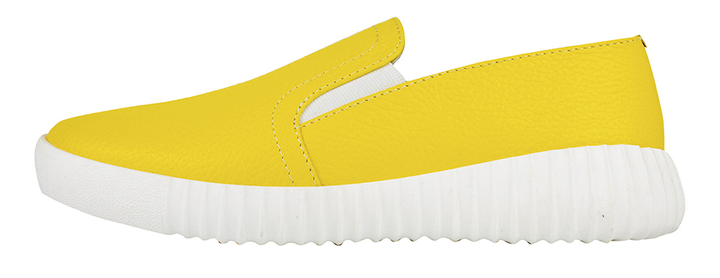 Womens yellow cheap slip on shoes