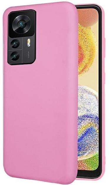 Etui plecki Beline Candy do Xiaomi 12T Light pink (5905359812739) - obraz 1
