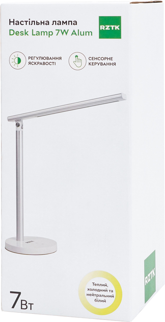 Настільна лампа RZTK Desk Lamp 7W Alum - зображення 12
