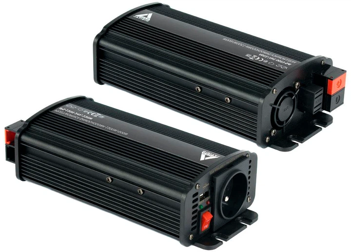 Автомобільний інвертор AZO Digital IPS-1200U 1200W з модифікованою синусоїдою 24-230V DC-AC (5903699340998) - зображення 3