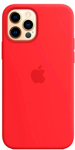Etui plecki Beline Silicone do Apple iPhone 12 Pro Max Red (5903657575813) - obraz 1