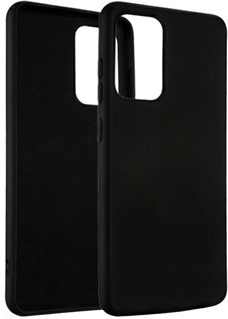 Etui plecki Beline Silicone do Samsung Galaxy A02s Black (5903919065717) - obraz 1