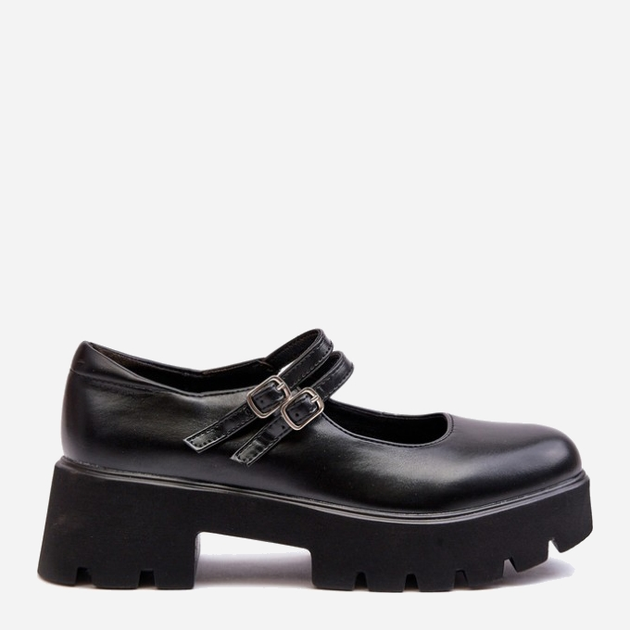 Buty Mary Jane damskie Saviwa 36 Czarne (5905677953572) - obraz 1