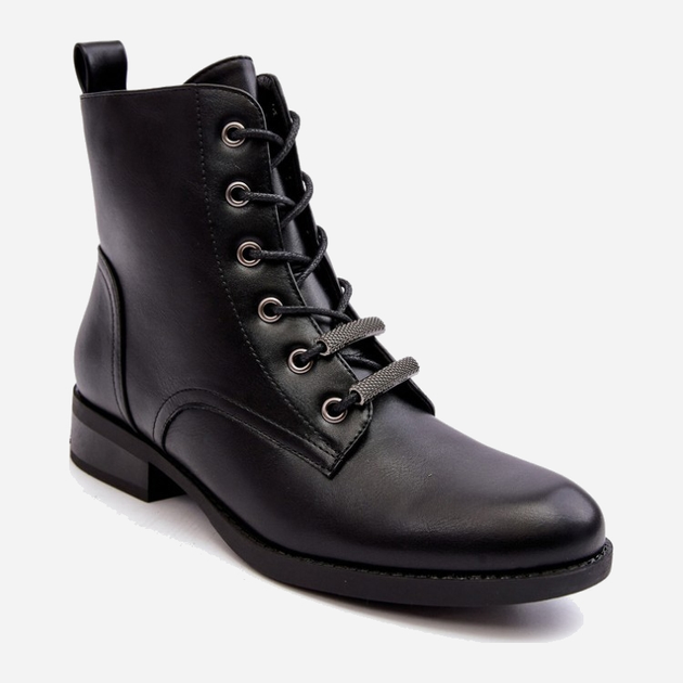 Жіночі зимові черевики високі S.Barski HY75-10 41 Чорні (5905677950052) - зображення 2