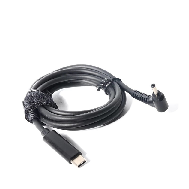 Зарядний кабель постійного струму Type-C PD 65W DC 3.0 мм x 1.1/1.0 мм ...