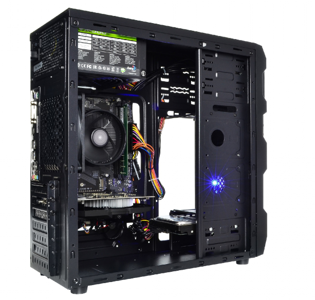 Игровой ПК QUBE QB932A U3 Tower / Intel Core i3-10100F (4 (8) ядра по 3.6 - 4.3 GHz) / 8 GB DDR4 / 1 TB HDD / nVidia GeForce GTX 1650, 4 GB GDDR5, 128-bit / 500W / PRIME H410M-K - изображение 8