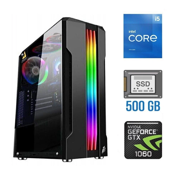 Игровой ПК Tower Intel Core i5-11400F (6 (12) ядер по