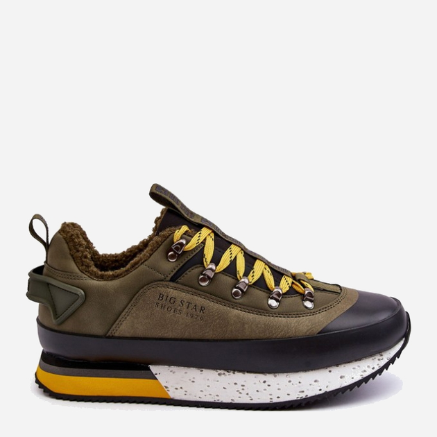 Zimowe buty sportowe trekkingowe męskie Big Star MM174109 43 Khaki (5900714685270) - obraz 1