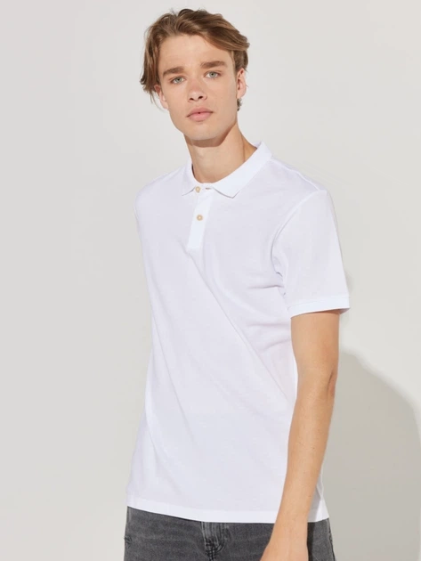 Поло длинное мужское Lee L231632 XL White (8682344509306) - изображение 5
