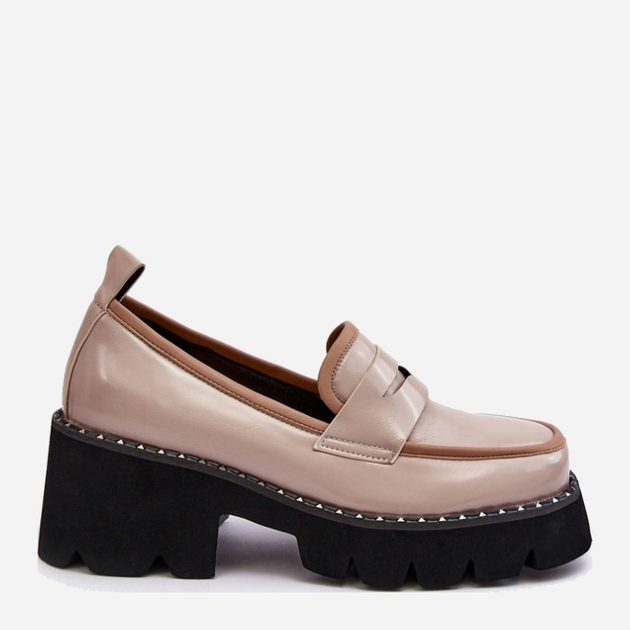 Loafersy damskie S.Barski D&A MR870-32 37 Beżowe (5905677950847) - obraz 1