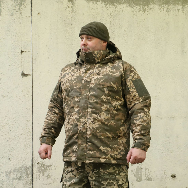 Куртка тактична зимова "Хуртовина", тканина Оксфорд, колір піксель (ММ 14), розмір 48 арт. 972092110 - зображення 1