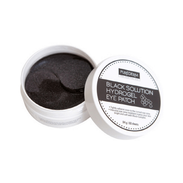 Гидрогелевые патчи для глаз с черным жемчугом Purederm Black Solution Hydrogel Eye Patch, 60 шт - Фото 1 Гидрогелевые патчи для глаз с черным жемчугом Purederm Black Solution Hydrogel Eye Patch, 60 шт - изображение 1