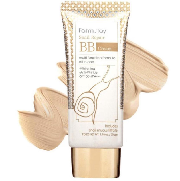 BB-крем с муцином улитки Farmstay Snail Repair BB Cream SPF 50+ 50g от ...