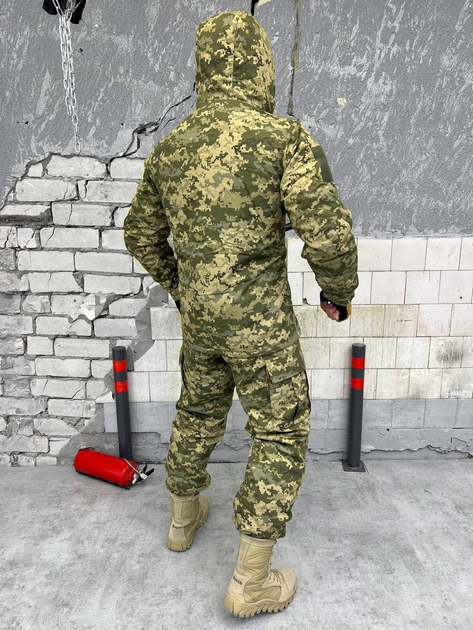Тактичний зимовий військовий комплект Squad ( Куртка + Штани ), Камуфляж: Піксель ЗСУ, Розмір: XXXL - зображення 2
