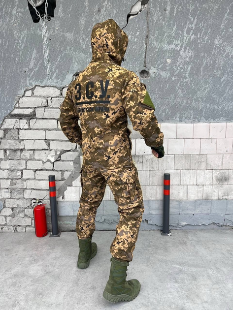 Тактический теплый военный комплект Shark ( Куртка + Штаны ), Камуфляж: Пиксель, Размер: XL - изображение 2