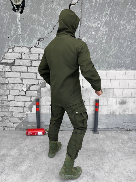 Тактический военный комплект Squad ( Куртка + Штаны ), Камуфляж: Олива, Размер: S - изображение 2