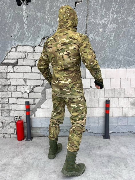 Тактический военный комплект Squad ( Куртка + Штаны ), Камуфляж: Мультикам, Размер: L - изображение 2