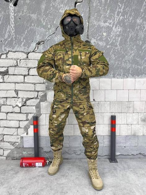 Тактичний зимовий військовий комплект Hydra ( Куртка + Штани ), Камуфляж: Мультикам, Розмір: S - зображення 1