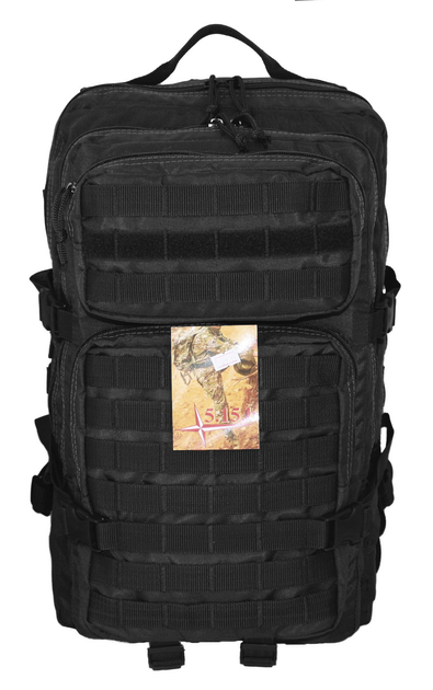 Тактичний, штурмової міцний рюкзак 5.15.b 38 літрів чорний. - зображення 2