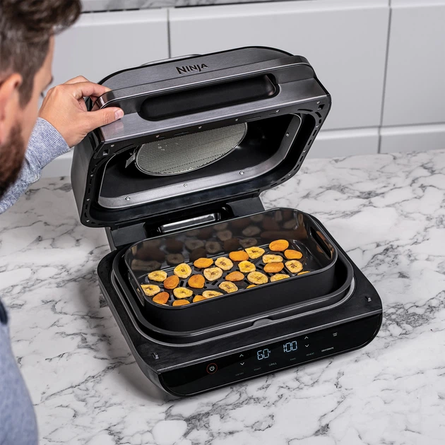 Гриль Ninja Foodi MAX Health MultiGrill & Air Fryer AG551EU - зображення 11