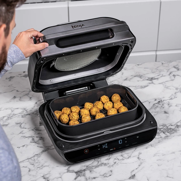Гриль Ninja Foodi MAX Health MultiGrill & Air Fryer AG551EU - зображення 8