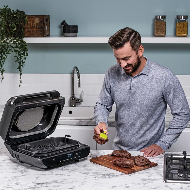 Гриль Ninja Foodi MAX Health MultiGrill & Air Fryer AG551EU – фото