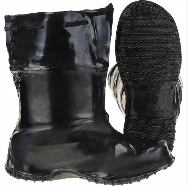 Бахилы водонепроницаемые военные толстая резина для обуви S - изображение 1