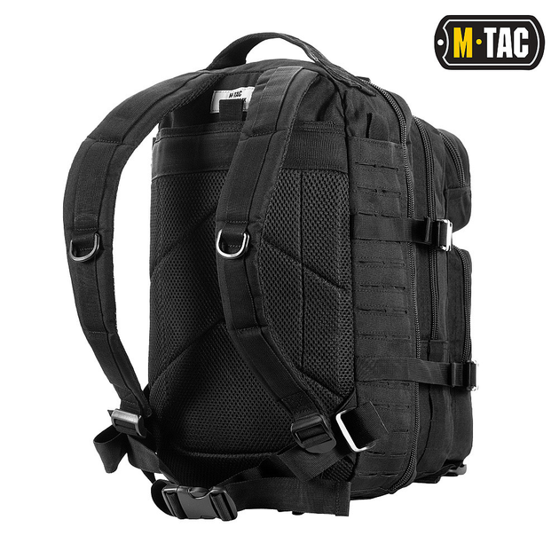 Тактический штурмовой рюкзак M-TAC Assault Laser Cut 30L Черный 45x27x22 (9055) - изображение 2