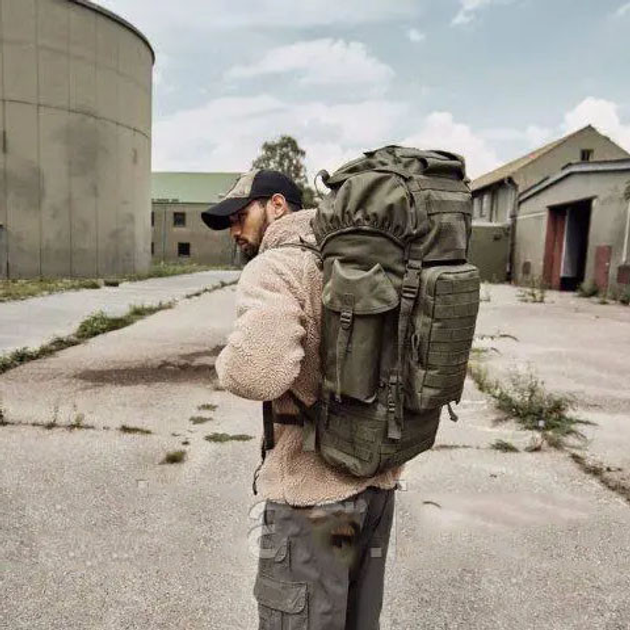 Тактичний рюкзак на 70 л більший армійський баул, похідна сумка / VA-336 Військовий рюкзак - зображення 2