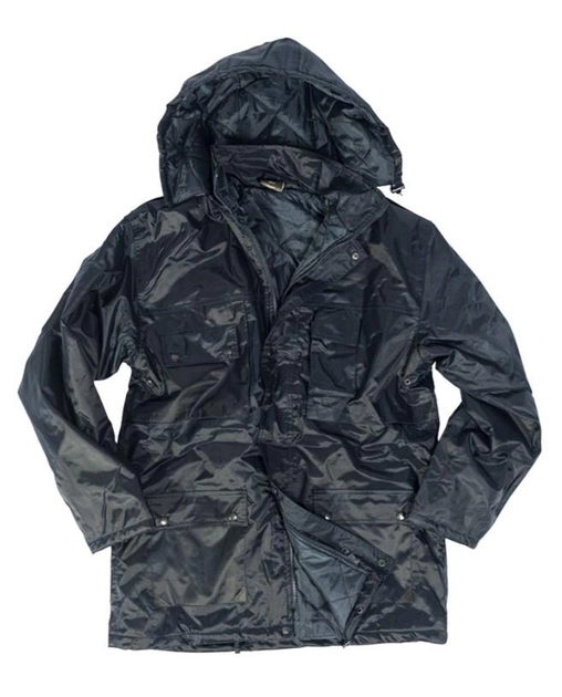 Куртка парка тактическая с капюшоном Mil-Tec Dubon Dark Navy Blue 10150003-S - изображение 2