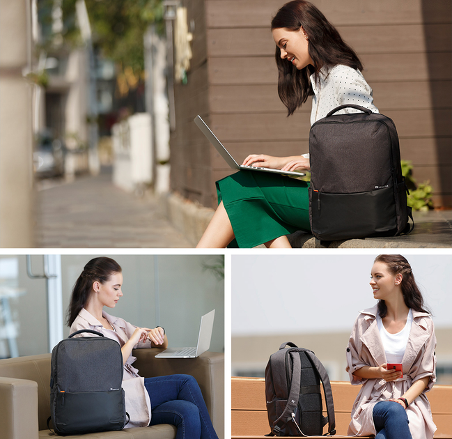 Plecak na laptopa Xiaomi Commuter 15.6" Dark grey (BHR4903GL) - obraz 6