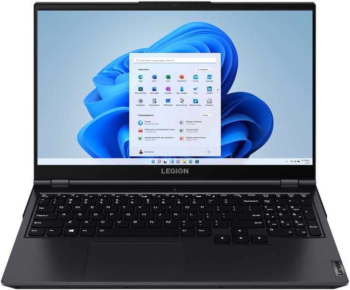 Ноутбук Lenovo Legion 5 15ACH6 (82JW00F6PB) Shadow Black - зображення 1